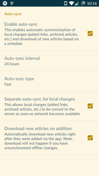 Android sync
